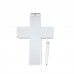 FixtureDisplays® Solar Lighted Cross Powered by God's Sunlight - Perfect Cemetery, Grave, or Home Memorial Decoration for Your Loved One 21153